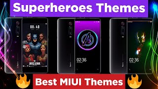 Top 3 Superheroes Themes|miui 10 & 11 themes|Justice league|Avengers|Iron man|Digital Avatar