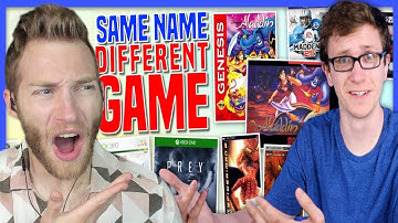 THEY HAVE THE SAME NAME!!! Reacting to "Same Name, Different Game" by Scott The Woz
