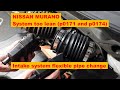 NISSAN Murano - Fuel System Too Lean P0171 P0174 - Flexible Pipe Change