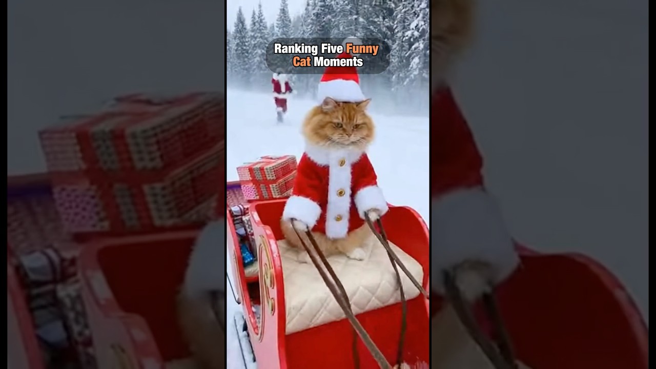 Пять самых смешных моментов с котами 