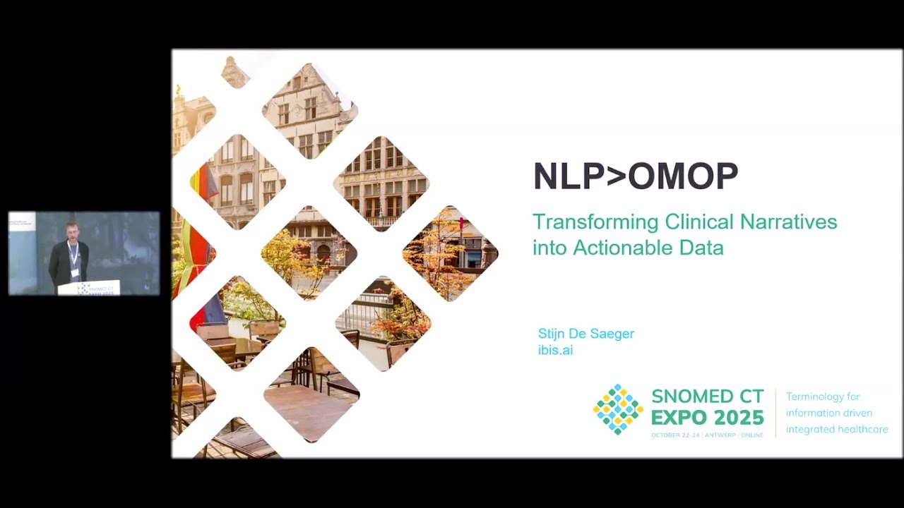 NLP & OMOP- Transforming clinical narratives into actionable data - Stijn De Saeger (BE)