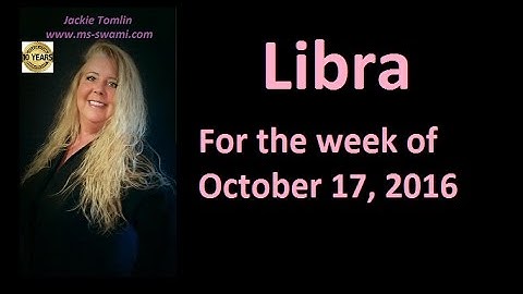 LIBRA for the week of October 17, 2016