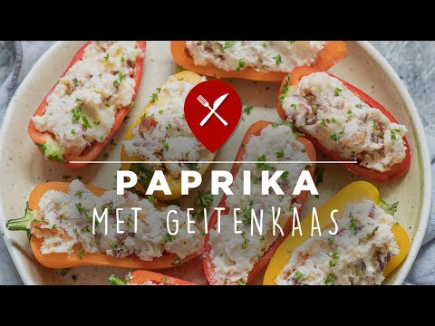 Video: Paprika Met Geitenkaas