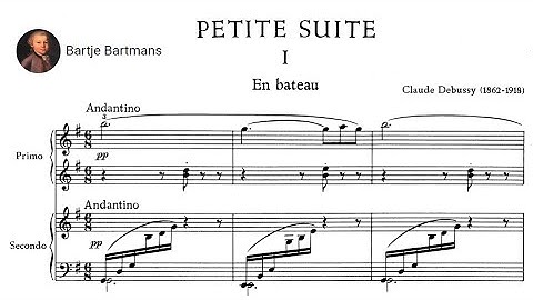 Claude Debussy - Petite Suite for Piano 4 hands (1889)