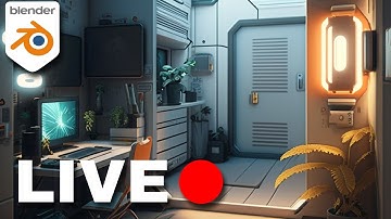 Midjourney to 3D using Blender - Finishing off Scifi Apartment