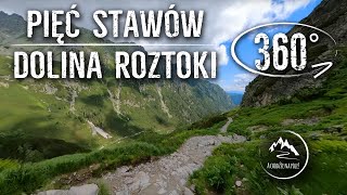 Schronisko w Dolinie 5 Stawów Polskich - czarnym szlakiem do Doliny Roztoki Wycieczka 360° część 5/5