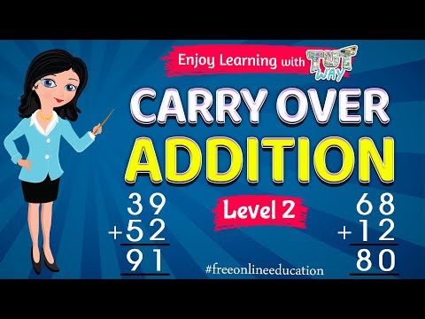 Addition with Carrying: Carry Over Addition (Grade 1 & 2 Maths) | Tutway