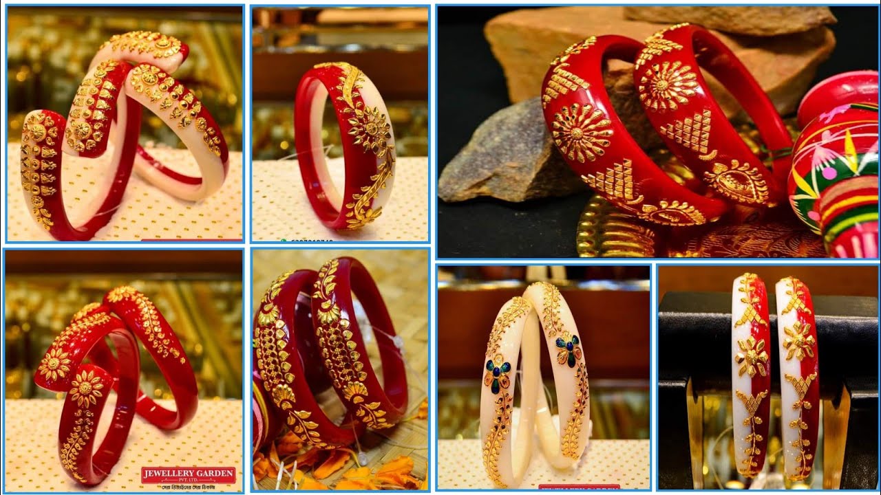 Shakha Pola In Gold - Buy Shakha Pola In Gold Designs Online at Best Prices  in India | Flipkart.com