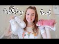 WHAT I GOT FOR MY BIRTHDAY HAUL 2020: zero waste &amp; sustainable gift ideas + try-on thrift haul