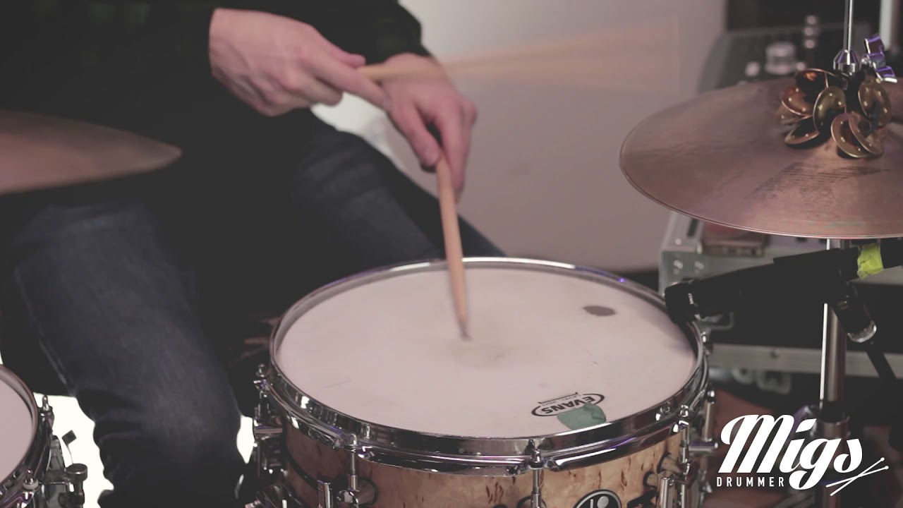 Migsdrummer - 94 BPM Groove - Straight Hi Hat Funk