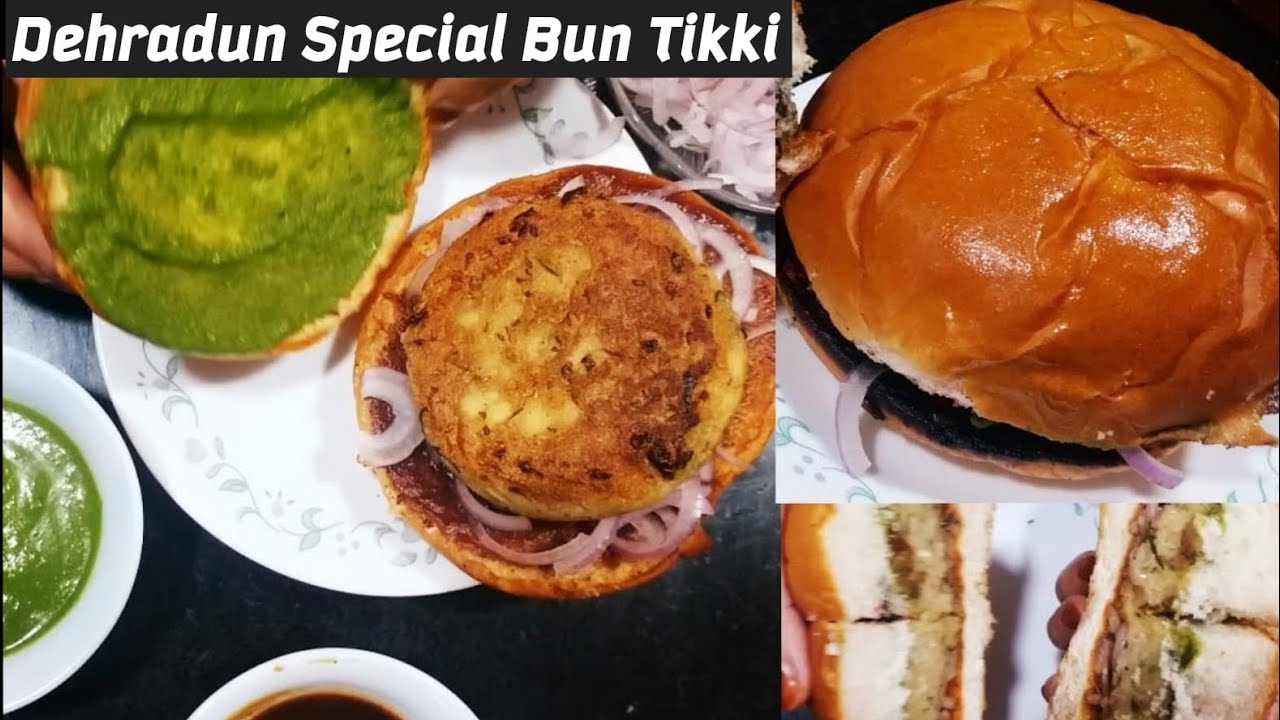 Dehradun Special Bun Tikki Recipe | Bun Tikki | 2 Tea Time Snacks | zk