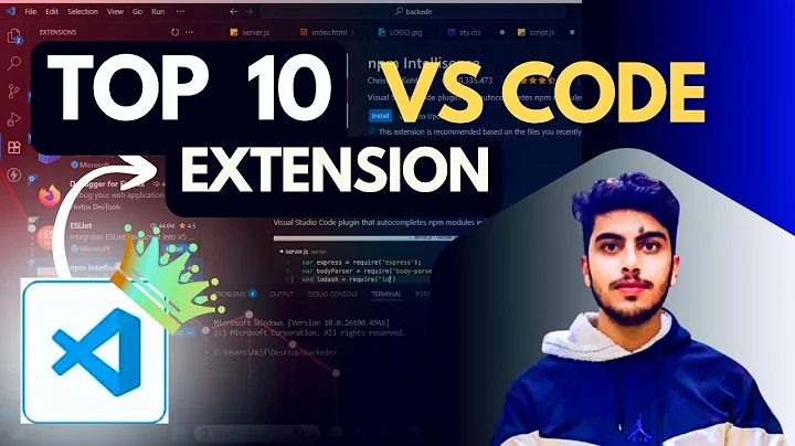 Top 10 VS Code Extensions 2025 | Must Have Extensions for Web Developers & Programmers