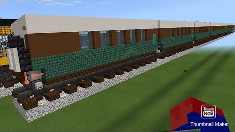 How to build Amtrak Cascades coach car in Minecraft