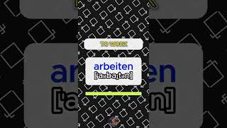 3 German Verbs A1 | Learn German Fast #shorts #germanverbs #ende