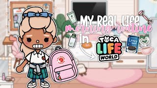 My Real Life School Morning Routine In Toca Boca With Voice 