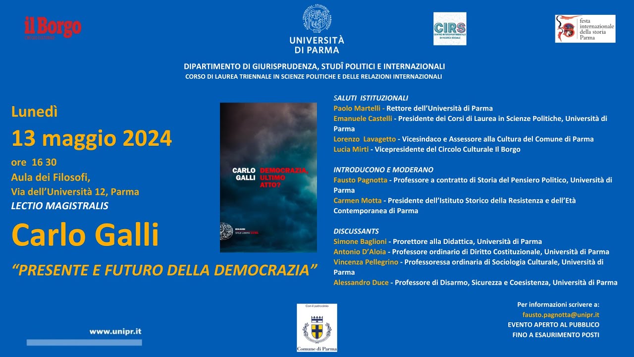 Carlo Galli - Lectio Magistralis 