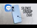 How to Silence a Group Chat on Android (tutorial)