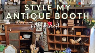 Antique Booth Shopping: Styling & Prices of my vintage booth