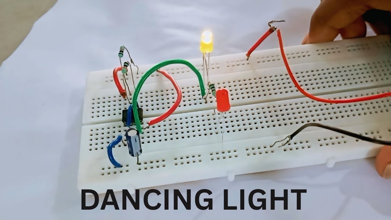 How to make dancing light using IC 555|wadi tech