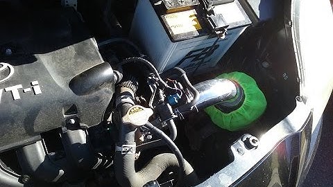 Weapon R Dragon intake install on 2009 Toyota Yaris base hatch