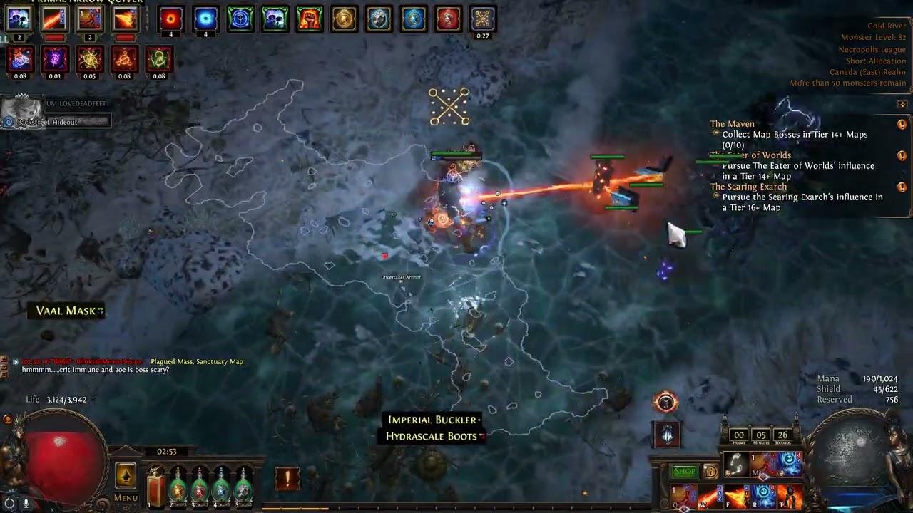 Reddit's Flame Dash Totem: Conquering Maps Area Level 82 Epic Fail Death in Path of Exile