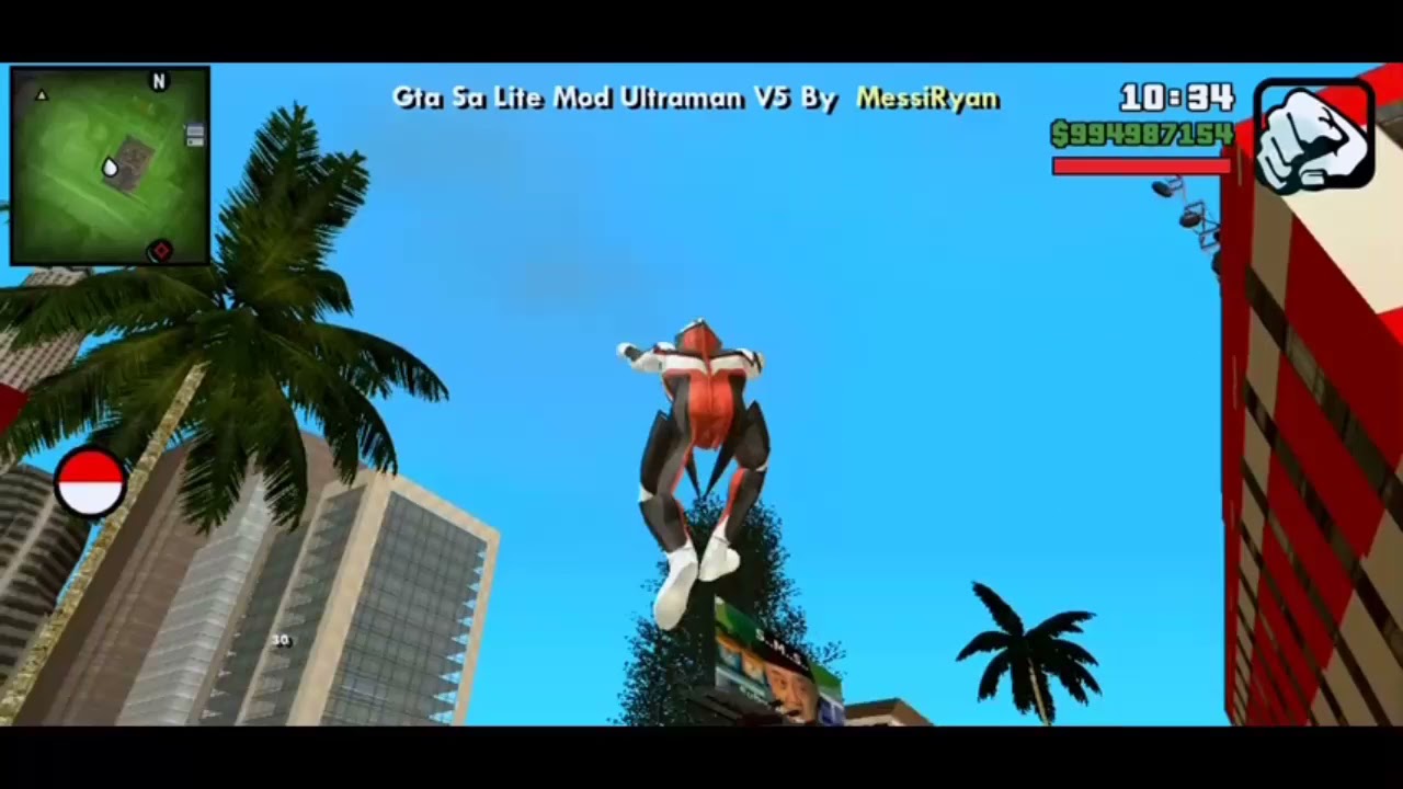 60 Gta Sa Lite Mod Ultraman  HD