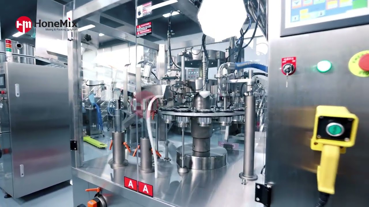 HoneMix Different Type Automatic Tube Filling Sealing Machine Plastic Tube Filling Packaging Machine