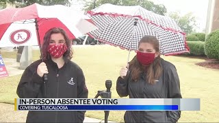 Tuscaloosa voters cast absentee ballots