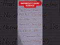 most important basic science concept# basic
