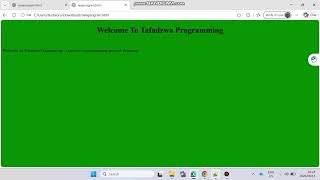 How To Build A Website using  html,css & javascript