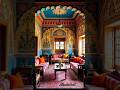 Royal Haveli Vibes 🏰✨ | Traditional Interior Design with Mosaic Art | AI Shorts #shorts