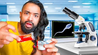 Burning My Sperm With Hot Sauce Under Microscope