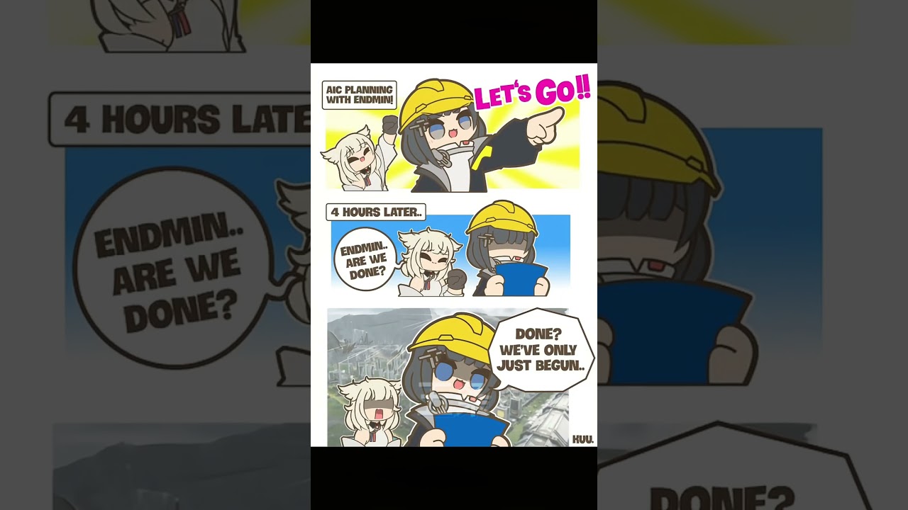 Arknights Female Dokutah Moment 😂 | Endmin Planning Meme 