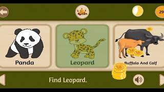 Learn Land Animals Name🐅| ‎@OckyPocky  English learning app♥️|  #kidslearning #landanimals screenshot 5