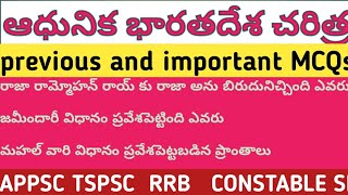 Modern Indian History Part 1Modern Indian History Part 1