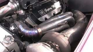 8 second full street turbo holden pop666