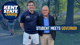 Kent State Student Body President on Meeting Ohio's Governor