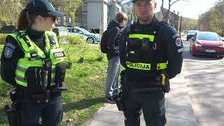 Policija negali išjungti variklio, nes sustos visa įranga. 2026-04-22