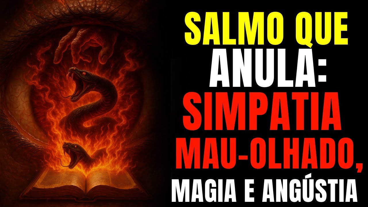 Revelado unico salmo Que Anula simpatia,Mau-Olhado, Magia Negra, Angústia, Inquietação, Infelicidade