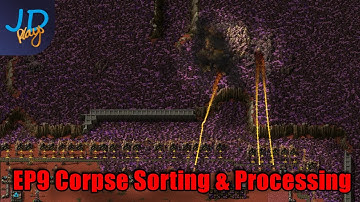 Corpse Sorting & Processing Ep9 | Factorio Biter Hell | Gameplay, Lets Play