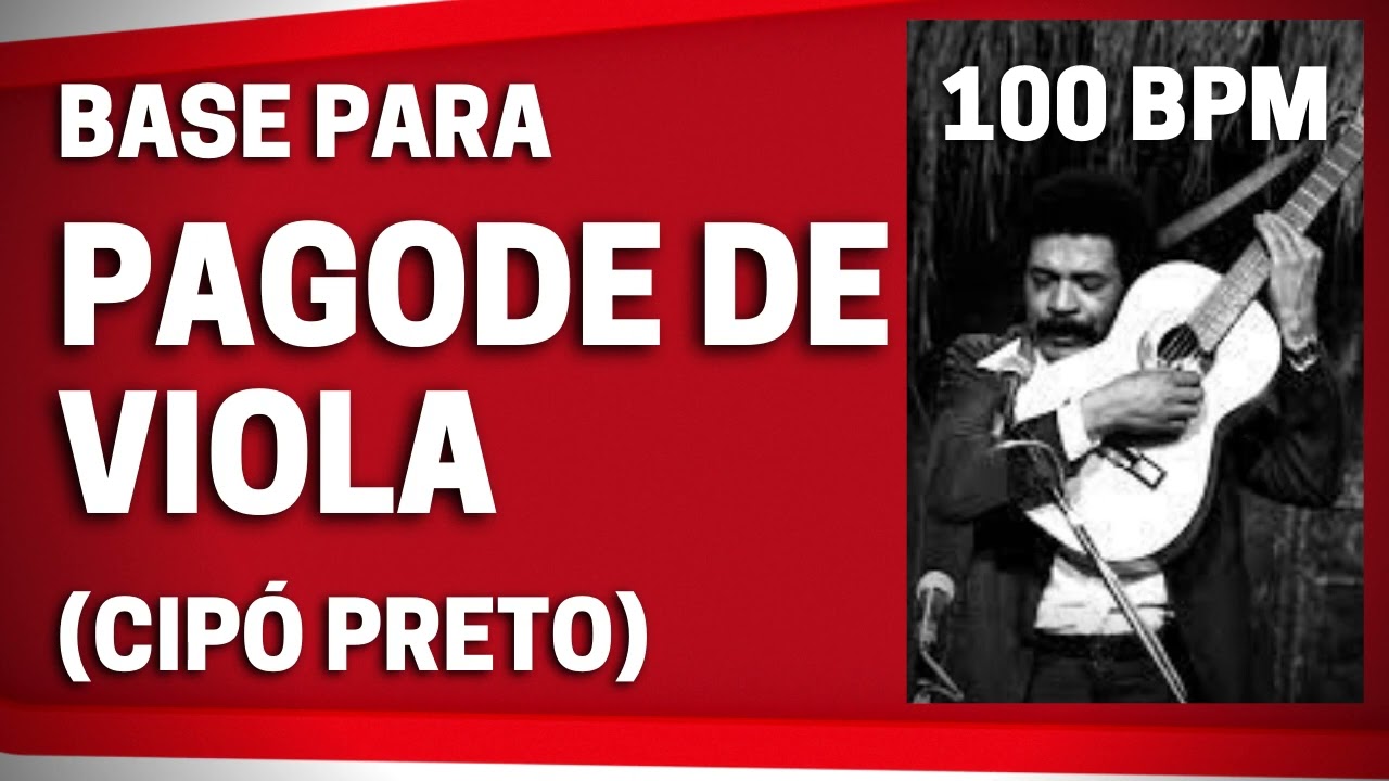 100 BPM - Base para treinar Pagode de Viola (cipó preto)
