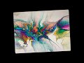 (350) Modify Your Swipe ~ Similar to a Modified Bloom ~ Acrylic Fluid Painting