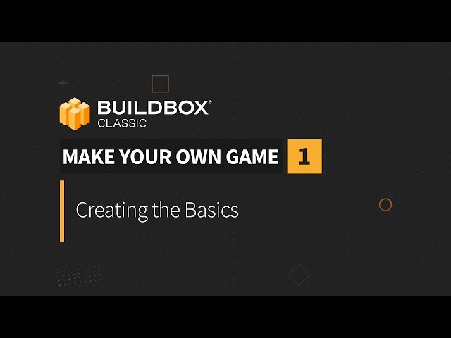 Make A Simple Game - Part 1 