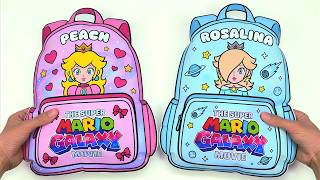 💖Paper DIY💖 SUPER MARIO GALAXY Peach VS Rosalina Blind Bag Unboxing! | ASMR | Tombi ASMR