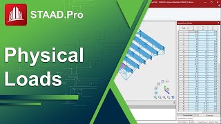 Understanding Loads in the STAAD.Pro Physical Modeler