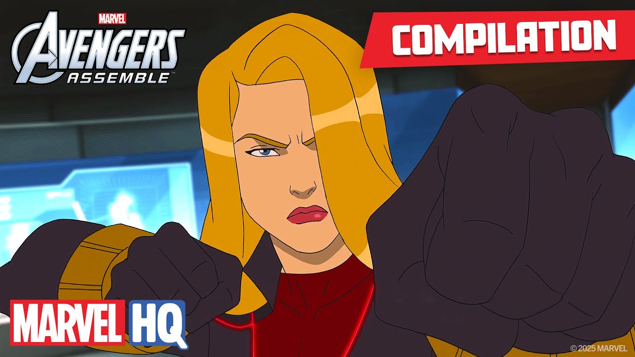 Best Yelena Fight Scenes 💥 | Marvel's Avengers Assemble | @MarvelHQ