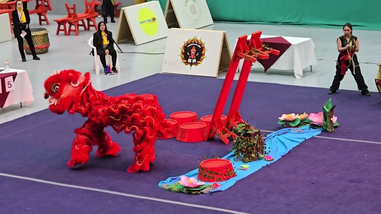 Fo Lun Men Kung Fu School Lion Dance - Tiamchi 2025 Santiago Chile