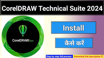 CorelDRAW 2024 install kaise kare|CorelDRAW latest version install|coral 2024 install kaise kare