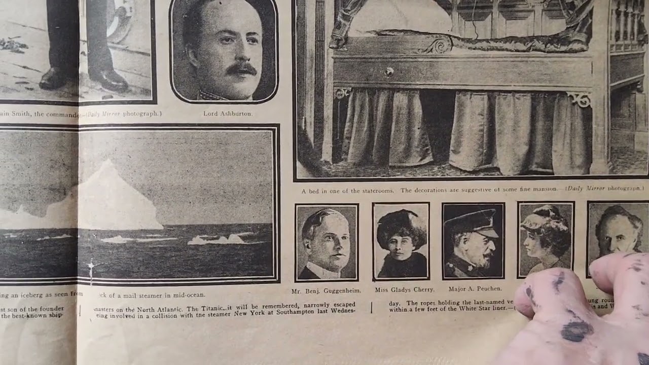 Daily Mirror newspaper April 16 1912 titanic Sinking full report