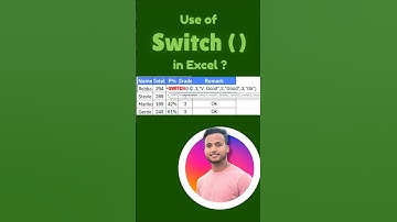 Switch Function | Switch Case Switch formula #switch